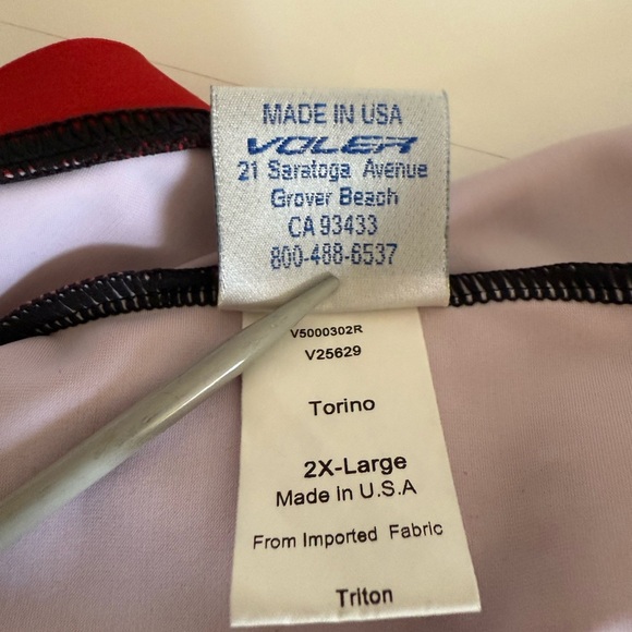 Voler Red and Black Cycling Shorts - Picture 10 of 12